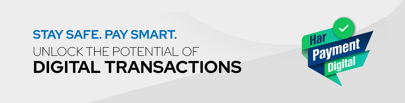 Digital transaction banner